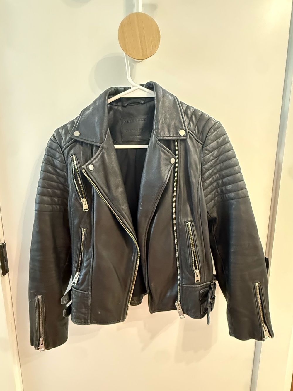 All Saints Leather Jacket - Women